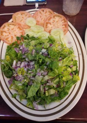 Yummmmm!!!!! Delicious salad from Blue Cafe.