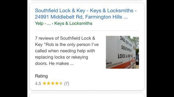 Southfield Lock & Key Inc