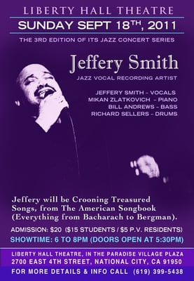 Jeffery Smith Concert - September 18, 2011