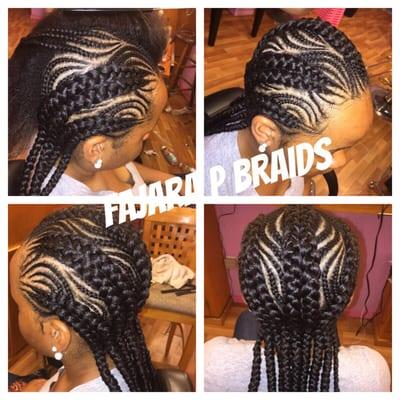 You want Cornrows with creative designs? Call us or walk in