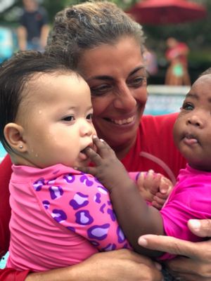 October is Swim and Splash for Pink Month!  Join us in the fight against breast cancer.