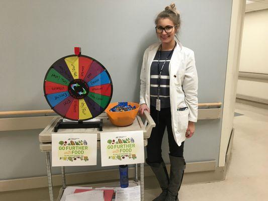 Nicolette promoting national nutrition month!