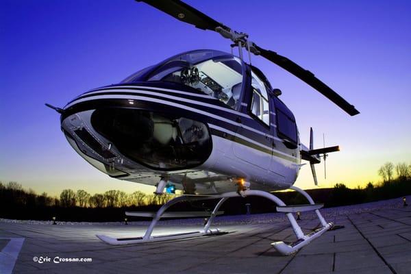 On Location lighting is the key to making photographs like this at Horizon Helicopters inNewark,DE