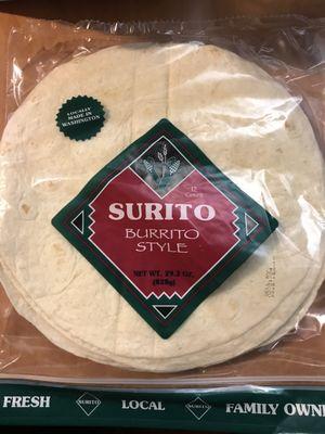 Burrito Style Tortillas