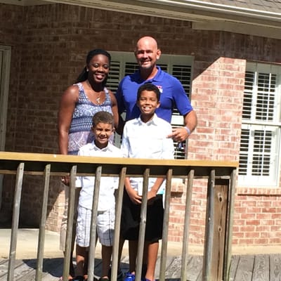 Congratulations  Randy, Tamecha and family on your New Home! I know the boys are enjoying their backyard!