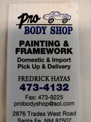 Pro Body Shop