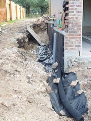 French Drain System in Lakeway