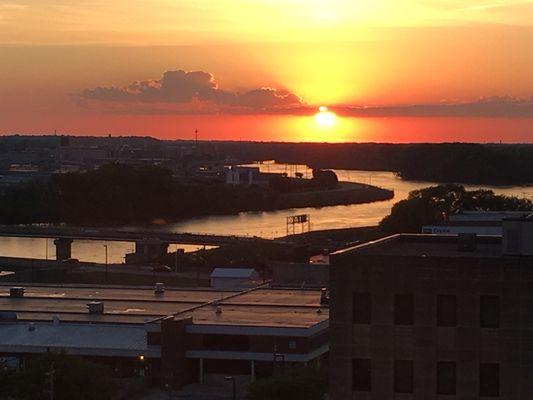 Sunset from the Sky Room