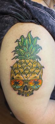 Pineapple skull