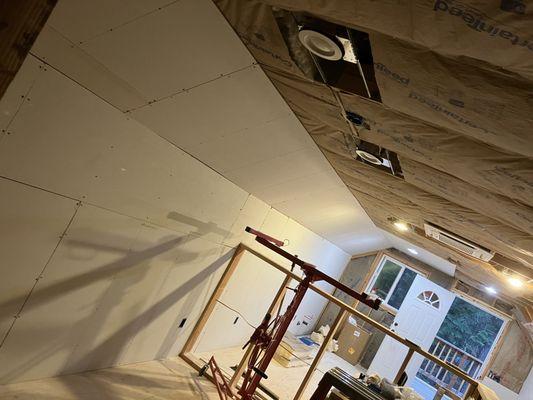 Attic conversion into studio apartment