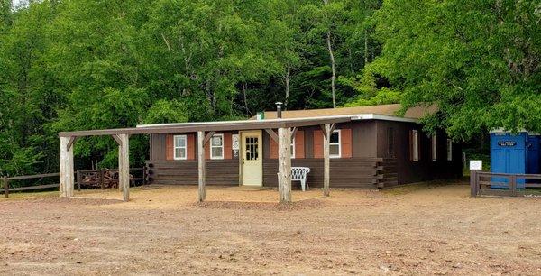 Reception Building at Delaware Mine