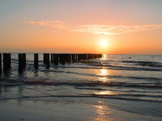 Sunset at Naples Beach