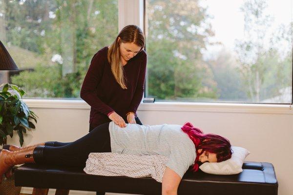 Pregnancy and chiropractic go great together! We specialize in this area of care. Visit us in Olympia!