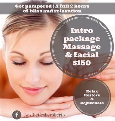 Super deal !! Package pampered bliss -