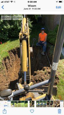 Finding unlocated septic tank