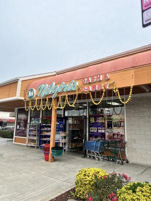 Front of store