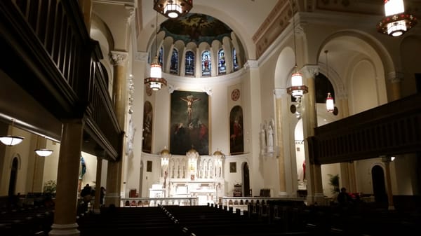 Inside holy cross