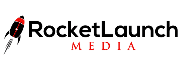 RocketLaunch Media Beautiful and Innovative Logo