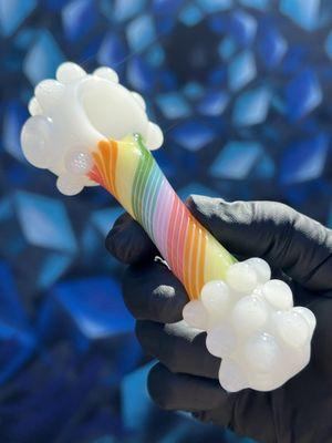 Rainbow pipe by Jellyfish Glass