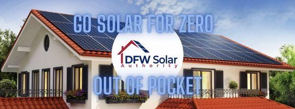 Go Solar in DFW for Zero Down