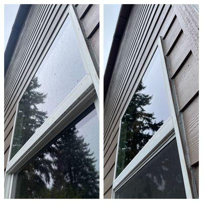 Window Cleaning Before & After