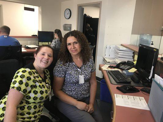 Meet our front desk team Alyse and Yeni.