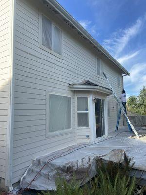 House exterior paint job