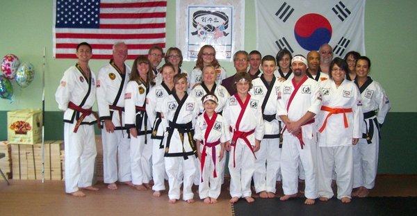 2011 Our Re-certification into The Pan-Am Tang Soo Do Federation,and our very 1st Black Belt promotion group.