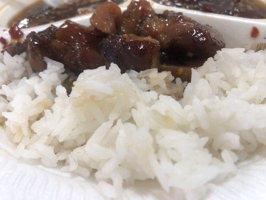 Spicy bourbon chicken - heck yeah!