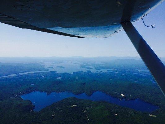 Flying in the 1950 Cessna 170A