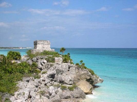 Beautiful temple at Tulum