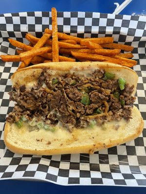 # 6 Philly Cheesesteak with bell peppers