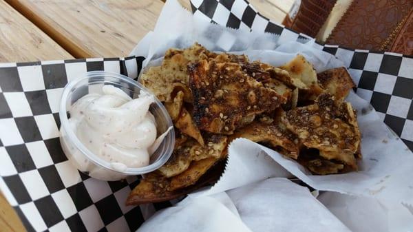 Za'atar chips $3 I'm addicted to za'atar lol