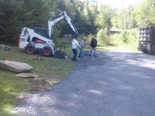 Busy....Building a Driveway!