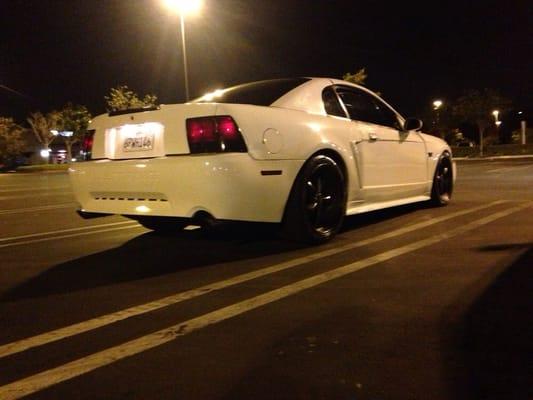 Mustang gt 4.6 full exhaust & headers... Sounds mean again! Thanks bob and bobjr!