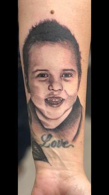 First session done on my sons portrait. Work done by Life