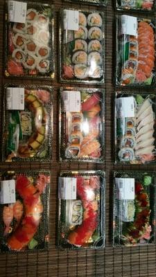 Who doesn't love sushi??  Freshly packed and delicious!