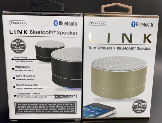 Portable Bluetooth Speaker: Pairs multiple speakers together!