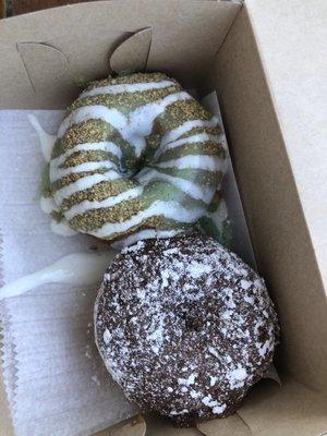 French Toast Donut and the key lime pie