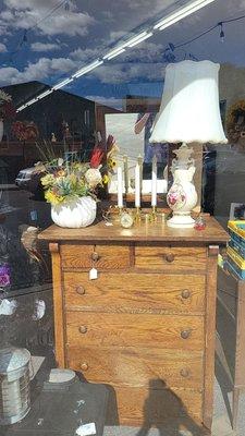 Antique furniture and vintage furnishings