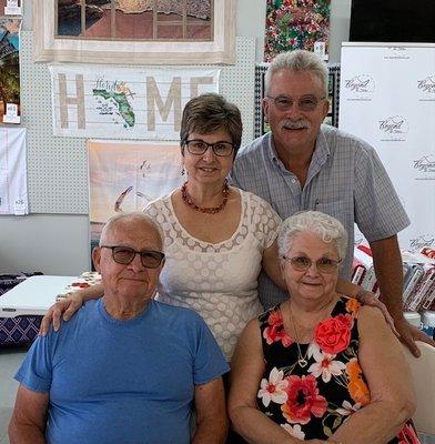 Back L to R: Dondi, Gary
 Front L to R: Jim (Dad), Jan (Mom)