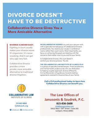 Alternative Divorce Resolution Process - Collaboration