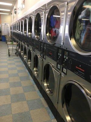 So many dryers!