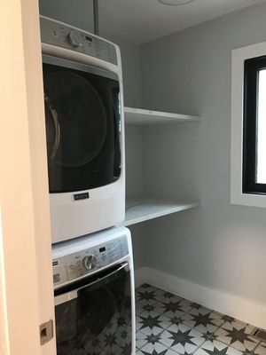 Laundry room after