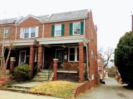 My recent listing in Glover Park, DC. 3br 2ba, deck & patio.  Very close to G-town U. 3/1/2017