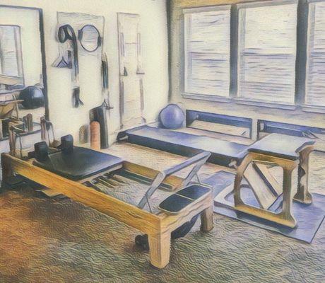 The Pilates Studio located on the 2nd floor