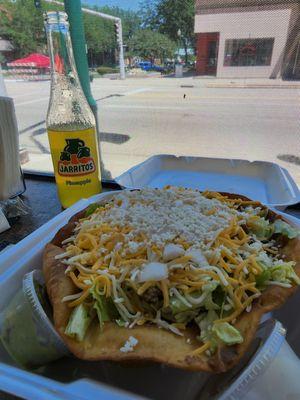 Taco Salad with a nice view!