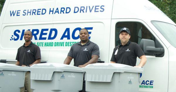 The Hard Drive Shredding Team.  You've done something RIGHT if these guys show up.