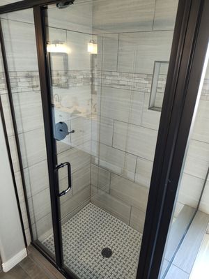 Expert shower glass restoration