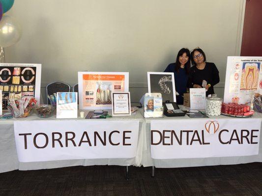 Our table at the 2018 Japanese Cultural Festival